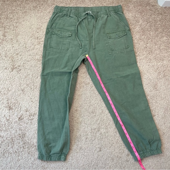 Aerie 2022 Double Pocket Utility Jogger Pants in Olive Army Green Size Large - Picture 15 of 16